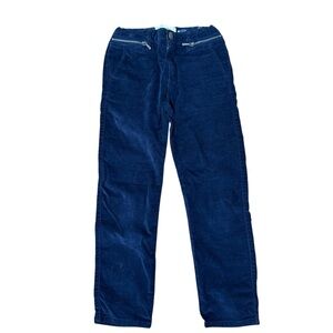 Zara| Kids Navy Corduroy Pants with Adjustable Waist- Size 7 years